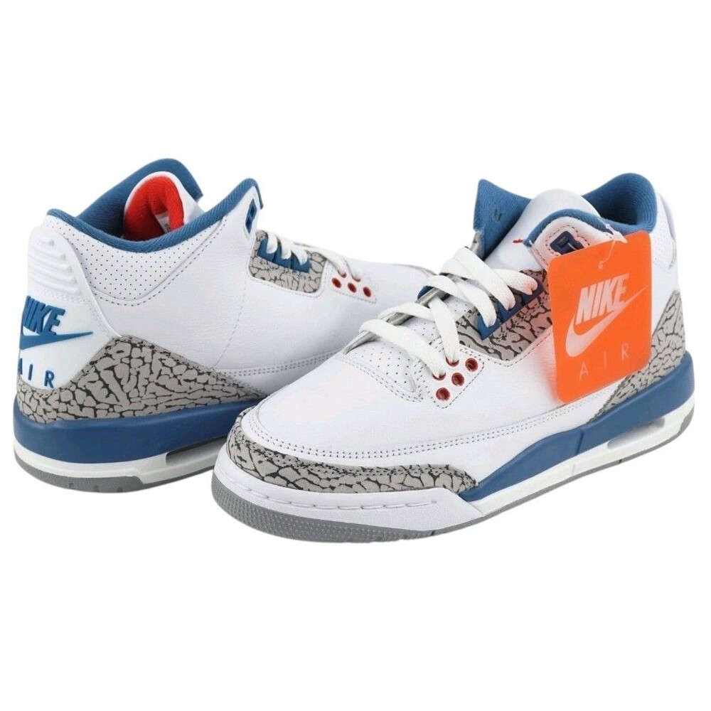 2026 Nike Air Jordan 3 Retro GS AJ3 True Blue Limited DM0967-104 Youth's 5.5Y